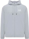 Under Armour Rival Woven Windbreaker softshelljack voor heren, maat XXL, grijs