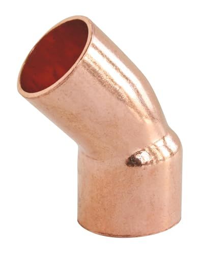 SOMATHERM FOR YOU 3540730012951 Elbow MF Bag 2 Elbow Copper Solder 45° Plug Socket for Copper Tube Ø 16 - Bag 2 Pieces