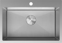Mexen Solix roestvrijstalen gootsteen 1-kompartment 650 x 450, Inox HC