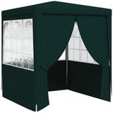 vidaXL Partytent met zijwanden professioneel 90 g/m² 2,5x2,5 m groen
