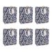 Eurowrap - X-32808-2Cpack - Set van 6 Kerst Cadeauzakken - Groot Formaat 26,5x14x33cm - Vegetatie - 210g