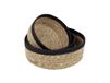 Nordic Nest Dixie Corbeille à pain Emil, lot de 3 naturel-noir