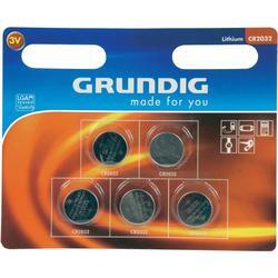 Grundig CR2032 Knoopcel Lithium 185 mAh 3 V 5 stuks