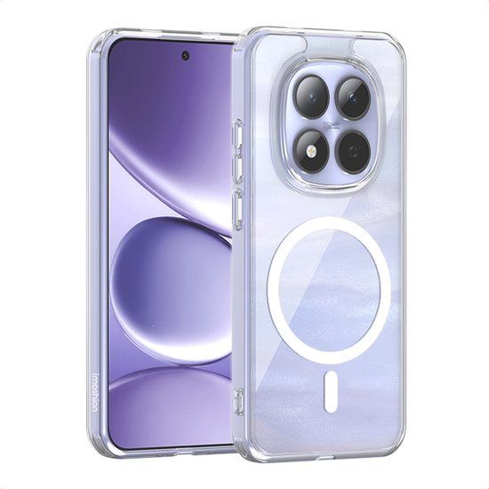 imoshion Hoesje - Geschikt voor Xiaomi Redmi Note 15 Pro (5G) - Protective Backcover met Magnetische Ring - Transparant