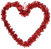 Merkloos / Sans marque Ger Import Groot Valentijnsdag decoratie hart - 35 x 28 cm - rood - folie - liefde / huwelijk thema versiering