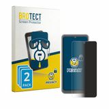 BROTECT - privacy screenprotector voor Sonim XP Pro Thermal - Folie Beschermfolie Blauwlichtfilter 2 Stuks