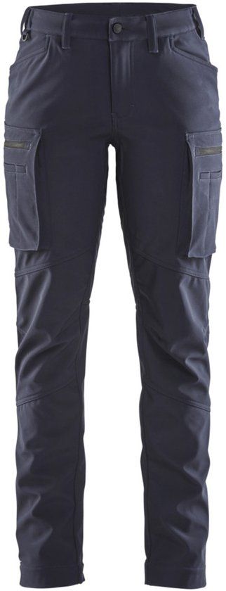 Blåkläder 7177-2513 Dames softshell service winterwerkbroek - Donker marineblauw - C32