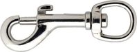 Dulimex Musketonhaak 50-28N 1 1/8 ronde wervel zamac vernikkeld 106 x 28mm