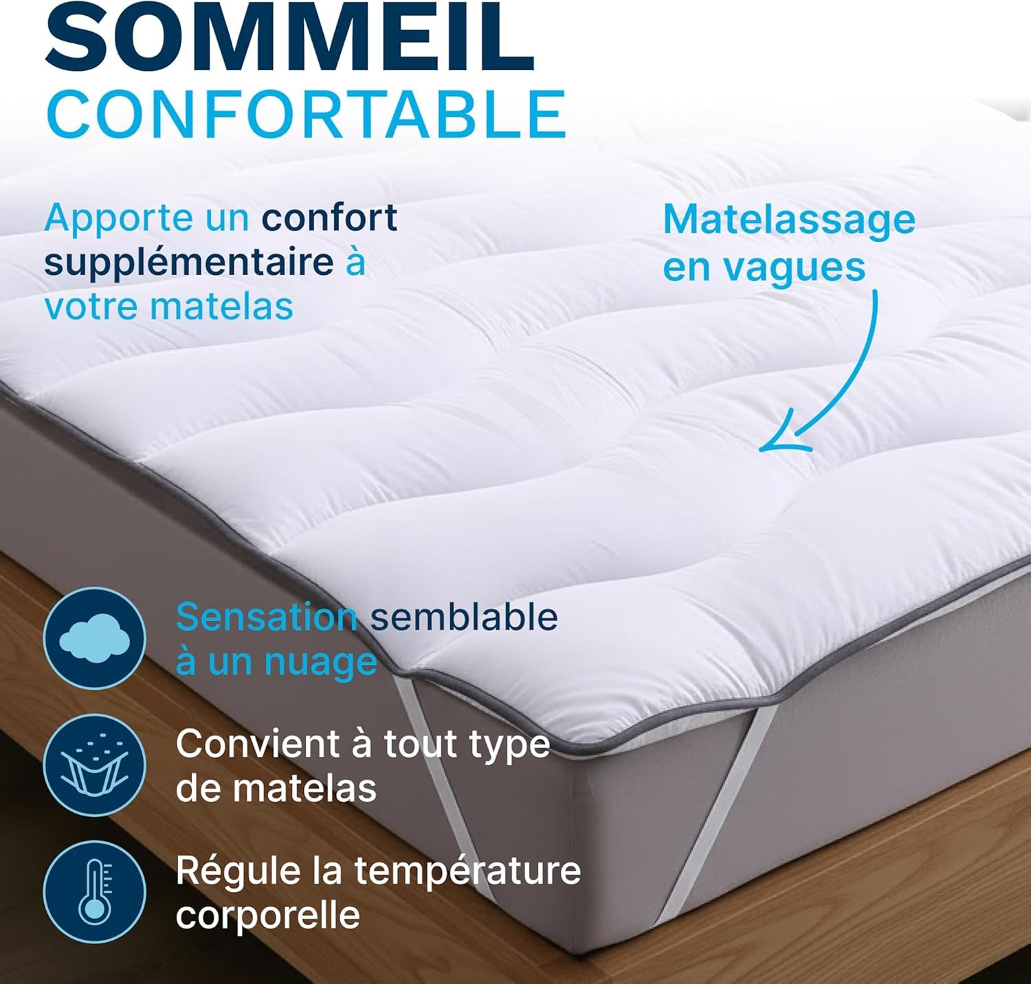 CATAVANA Cloud Topper 140x190 cm