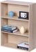 Merkloos Relaxdays Boekenkast - 3 planken - 82 x 60 x 24 cm - lichtbruin