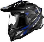 LS2 MX701 Explorer Carbon Adventure Blauw Adventure Helm - Maat XXL