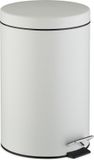 Relaxdays Pedaalemmer - 20 liter - Keuken - Badkamer - Binnenemmer - Wit