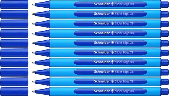 Schneider Slider Edge Balpen - Blauw XB - 10 stuks