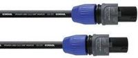 Cordial Luidspreker Kabel [1x SPK-stekker - 1x SPK-stekker] 2 x 2.5 mm² 20.00 m Zwart