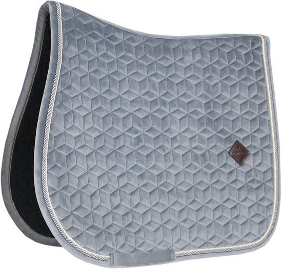 Kentucky Zadeldek Basic Velvet - Grijs - Full - Veelzijdigheids
