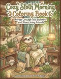 Cozy Sloth Morning Coloring Book