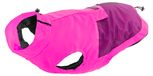 Record - Winddichte regenjas voor honden, comfortabel, met elastieken voor poten en verstelbare halsuitsnijding, S, fuchsia, ruglengte 35 cm