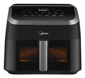 Midea MAD85000ADK Dubbel 9L Heteluchtfriteuse Zwart/Zilver