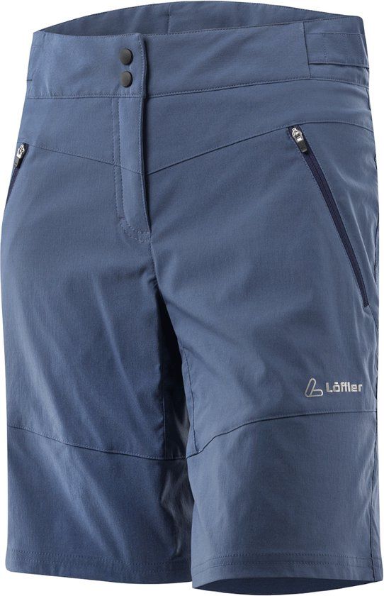 Loeffler W Bike Shorts EVO-E CSL Vintigo - Fietsbroek Dames - Blauw - Maat M