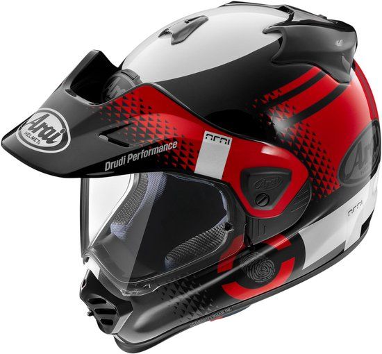 Arai Tour-X5 Print Endurohelm Rood
