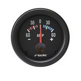 Simoni Racing AM/B elektrische ampèremeter, retro licht, wit gezicht