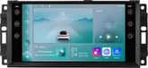 Happiq Jeep Autoradio met Bluetooth en CarPlay – Geschikt voor Jeep Cherokee, Compass, Commander, Wrangler, 300c, Dodge Caliber & Liberty – Compatibel met Apple en Android – Audiosysteem met Navigatie – Navigatiesysteem – 1 GB RAM, 32 GB Opslaggeheugen
