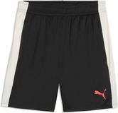 PUMA IndividualLIGA Training Shorts XL Unisex Polyester Fitness & Training Black-Ultra Red-Sugared Almond