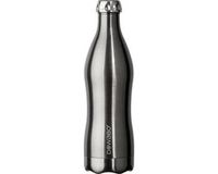 Dowabo thermosfles dubbelwandig Pure Steel - 750 ml - Zilver