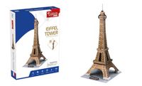 EXPLORA Eiffeltoren 3D Puzzels 540020 39 Stukken Historisch Monument Niveau 4 Zonder Lijm of Schaar Educatief Parijs Bouwspel Cadeau Model Vanaf 5 jaar