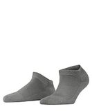 FALKE ClimaWool kort eenkleurig wol lyocell sneakersokken enkelsokken dames grijs - maat 39-40