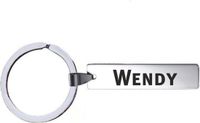 MC Living KadoExpress Sleutelhanger Met Naam - Wendy - RVS