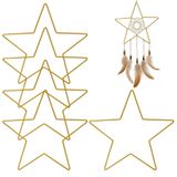 Set de 5 attrape-rêves en étoile pour décoration murale