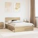 Maison Exclusive - Lit exclusif - Structure de lit en chêne Sonoma, dimensions 140 x 200 cm, en bois massif de pin