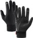 GSMpunt B.V. Gants d'hiver unisex écran tactile | Gants de vélo hommes/femmes coupe-vent et imperméables | Noir Taille M