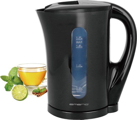 Emerio WK-123483 - Waterkoker - Zwart - 1.7 l - 2200W