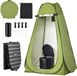 VEVOR Draagbaar Campingtoilet, Draagvermogen 150 Kg, Opvouwbaar Mobiel Toilet, Reistoilet met Draagtas, Vuilniszakken & Opvouwbare Privacytent, Geschikt voor Camperreizen, Kamperen en Wandelen