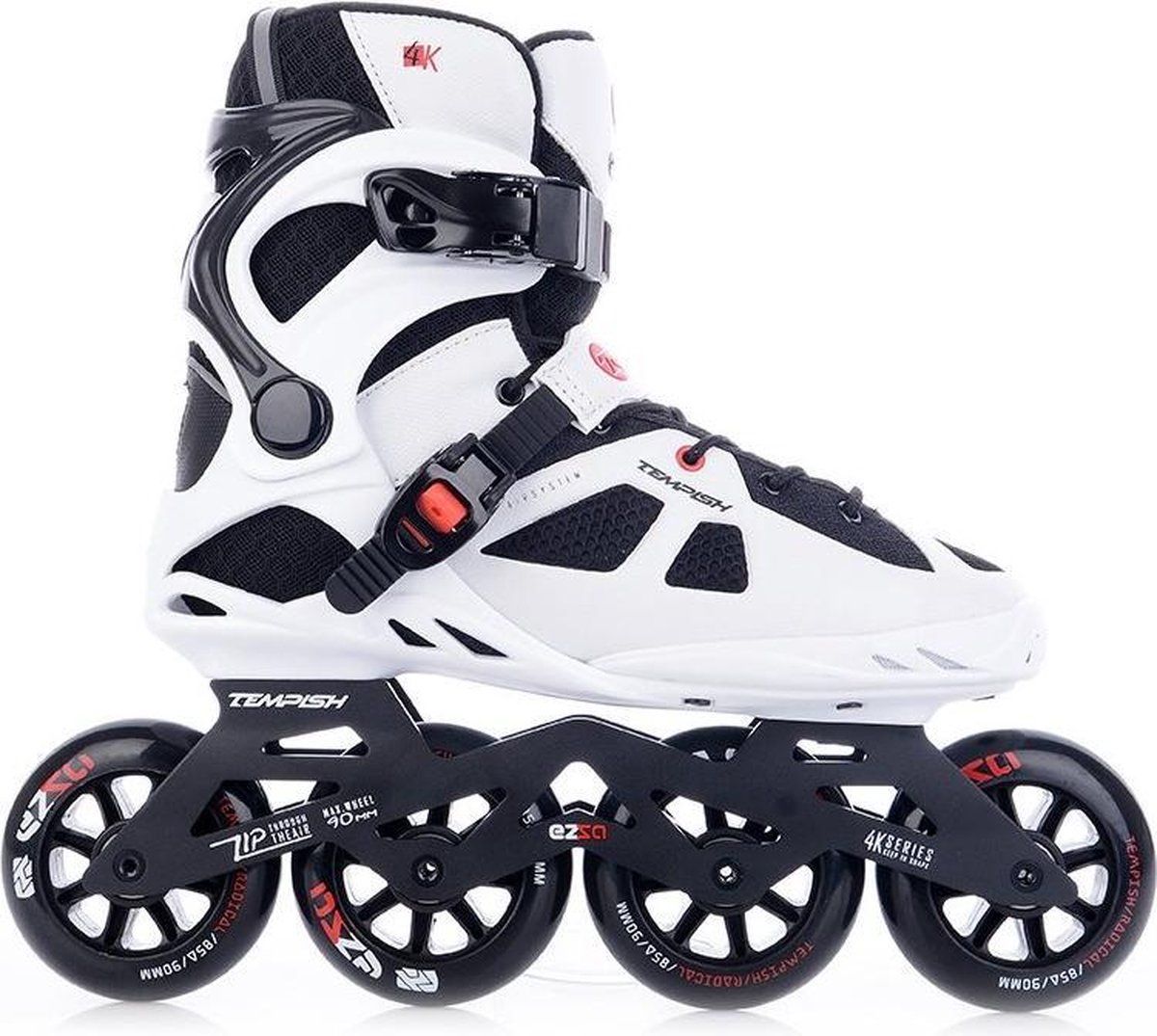 Tempish Inlineskates Unisex EZZA 90 - Wit/Zwart 43