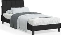 Maison Exclusive Hanko Cadre de lit en velours noir 90x190 cm