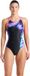 Arena Maillot de bain Dreamhline V Back Noir-Rose choc