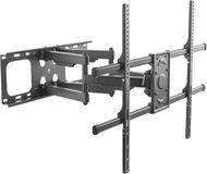 Holland Connections Support TV universel pour téléviseurs de 12 à 27 pouces - Pied métallique en V avec options de mouvement complètes