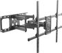 Holland Connections Support TV universel pour téléviseurs de 12 à 27 pouces - Pied métallique en V avec options de mouvement complètes