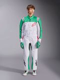 Alpinestars KMX-9 V3 Graphic 6 White Green Red, Größe: 42