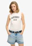 Superdry - Sport Luxe Tanktop - Dames - Wit