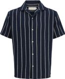 Jack & Jones Jorcoba Stripe Resort Shirt Ss Sn 12271060 Sky Captain