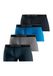 Bruno Banani Boxershorts blauw / nachtblauw / grijs gemêleerd / zwart