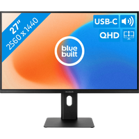 BlueBuilt 27 inch Quad HD Monitor with USB C