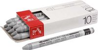 Caran D'ache Neocolor II, dikte 8 mm, l: 10 cm, 10 stuks, silver (498)