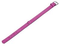 Nobby Halsband "VELOURS" fuchsia (passie); 37 cm (30-35 cm); 17/19 mm