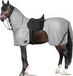 Horze Paso Fino rij-vliegendeken met afneembare hals en UV bescherming, Titanium Grey, Maat 155