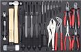 SONIC Equipment SONIC beitel, hamer, tangen en vijlenset SFS-M 25-delig (602503)
